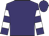 Purple, white hooped sleeves