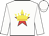 White, red star, yellow crown