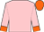 Pink, orange cuffs, orange cap