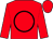 Red, black circle