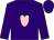Purple, pink heart