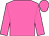Hot pink, black diamond frame and 'p', black hoop on sleeves