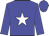 Blue, white star