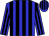 blue, black stripes