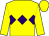 Yellow, purple triple diamond