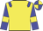 Yellow, Blue epaulettes, Blue sleeves, Yellow armlets, Quartered cap