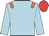 Light blue, orange epaulets, red cap