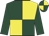 Dark green and yellow (quartered), dark green sleeves