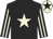 Black, beige star, striped sleeves, beige cap, black star