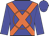 Blue, Orange Cross Sashes, Orange Circle