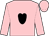Pink, black heart, black hearts on sleeves