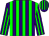 Purple and green stripes