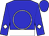 Blue, white circle, white belt, white diamond on sleeves