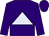 Purple, lavendar triangle, purple cap