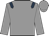 Grey, dark blue epaulets