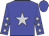 Blue, silver star, silver stars on sleeves
