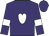 Purple, white heart and bars on sleeves