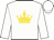 White, gold crown, white sleeves