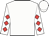 White, white sleeves with red diamonds