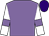Mauve, white sleeves, mauve armlets, purple cap