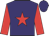 Purple, red star and sleeves