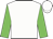 White, green sleeves