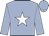 Baby blue, white star