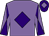 Mauve, purple diamond, diabolo on sleeves, purple cap, mauve diamond