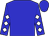 Blue, white circled white 'z', white diamonds on sleeves