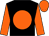 Black, Orange Ball, Orange sleeves and cap