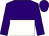 purple and white halved horizontally