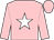 Pink, white star