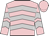 Pink, silver chevrons, pink cap