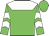 Green, white yoke, white chevrons on sleeves