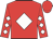 Red, white diamond, white diamonds on sleeves, red cap