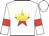 White, red star, yellow crown, red armlets on sleeves, white cap